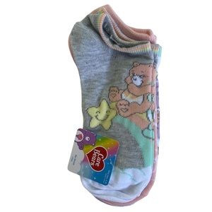 ✨ 🐻 Care Bears No- Show Colorful Socks— 5 Pack 💖 NWT kawaii style